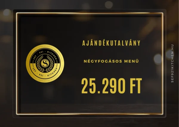 Négyfogásos menü